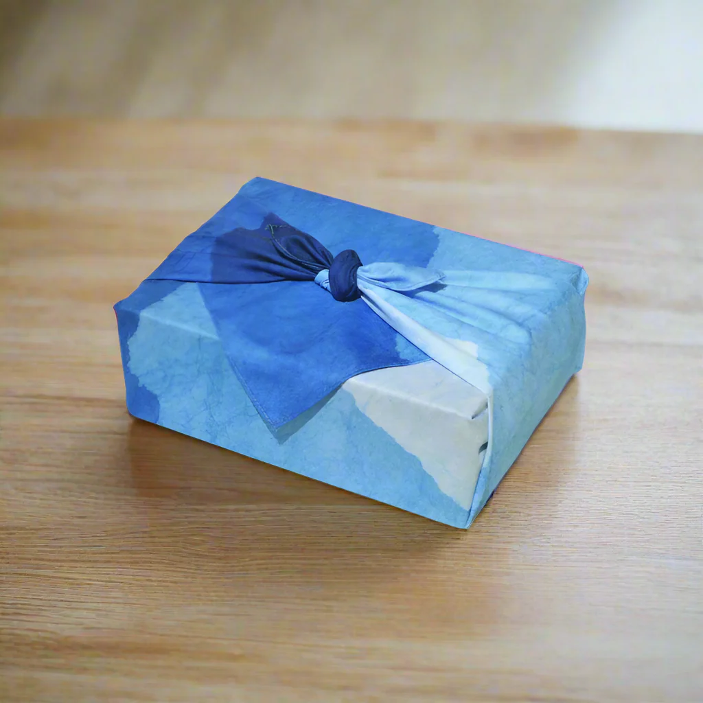 Furoshiki Bleu Dégradé - Image 3