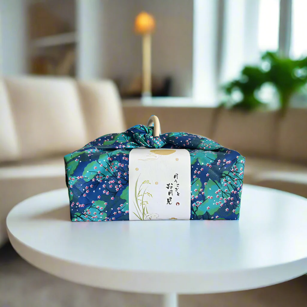 Furoshiki japonais fleurs de sakura - Image 3