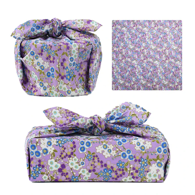 Furoshiki Japonais Violet - Image 4