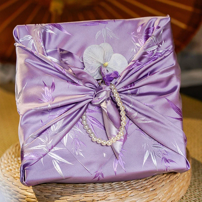 Furoshiki Violet Bambou - Image 2