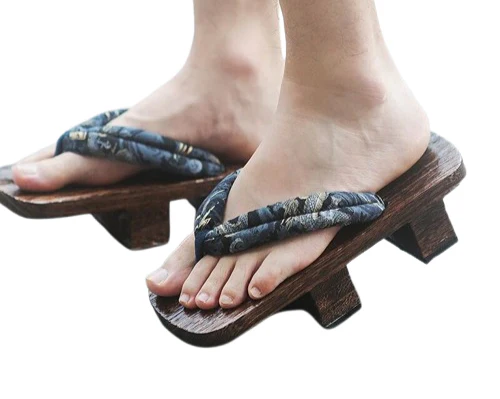 Geta en bois homme traditionnel - Image 3