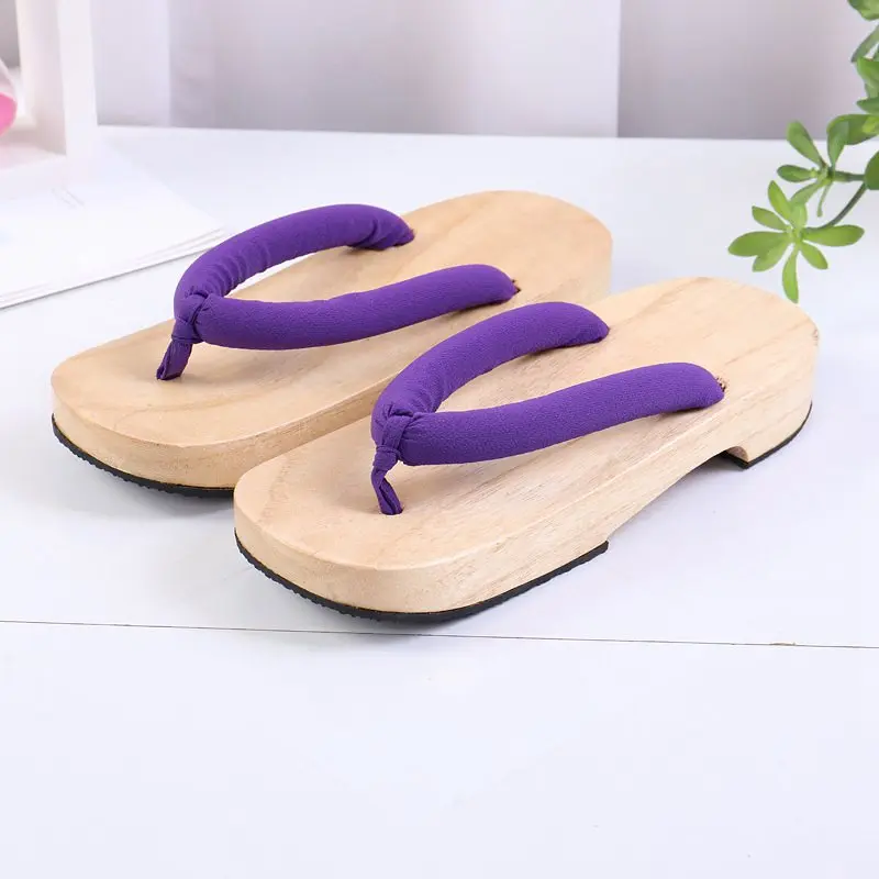 Geta Japonaise en Bois Naturel - Image 2