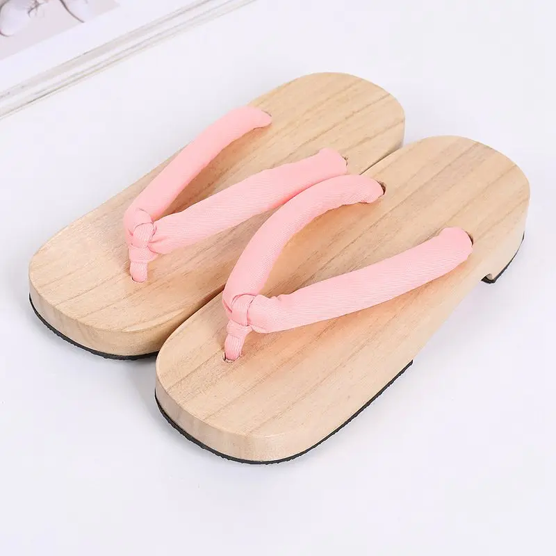 Geta Japonaise en Bois Naturel - Image 3
