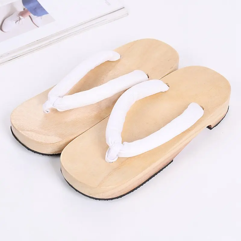 Geta Japonaise en Bois Naturel - Image 4