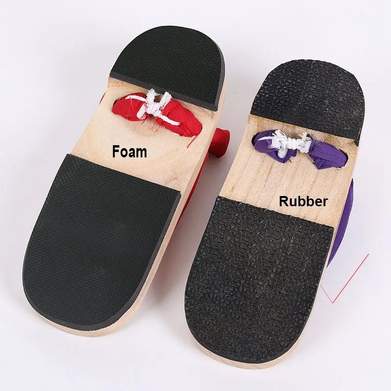 Geta Japonaise en Bois Naturel - Image 5
