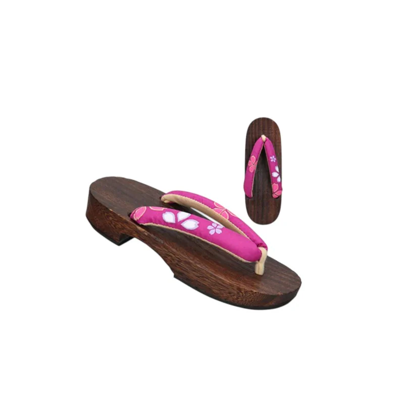 Geta Japonaise Fleurs Roses - Image 2