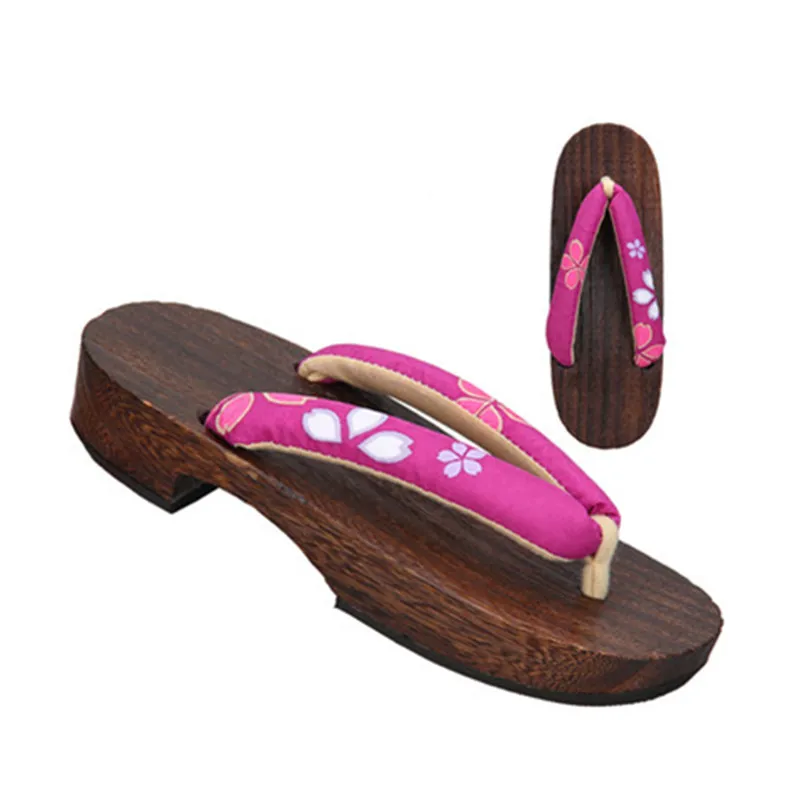Geta Japonaise Fleurs Roses - Image 3