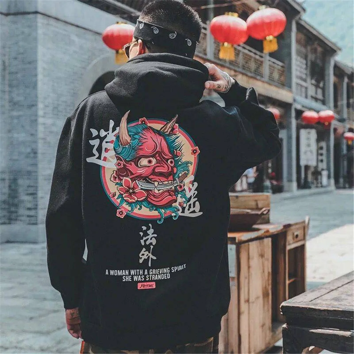 Hoodie Motif Japonais - Image 3