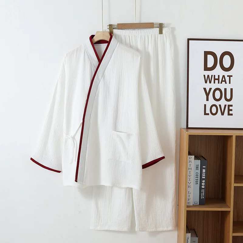 Jinbei Homme à Manches Longues en Coton - Image 2