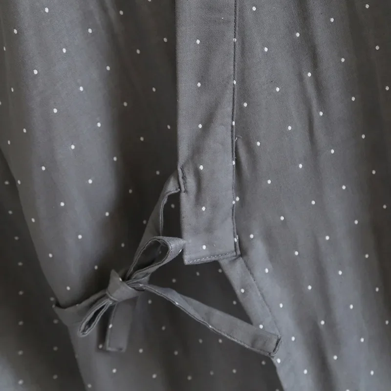 Jinbei Homme Gris à Pois - Image 3