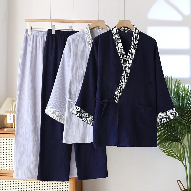 Jinbei Homme Motif Vague