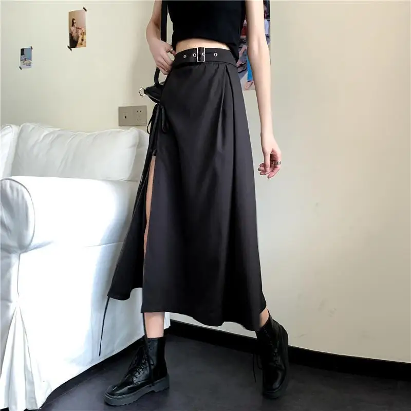 Jupe Japonaise Asymétrique à Lacets - Image 4
