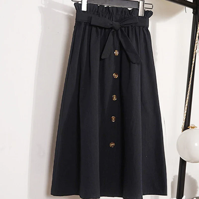 Jupe Japonaise Boutonnée - Image 3
