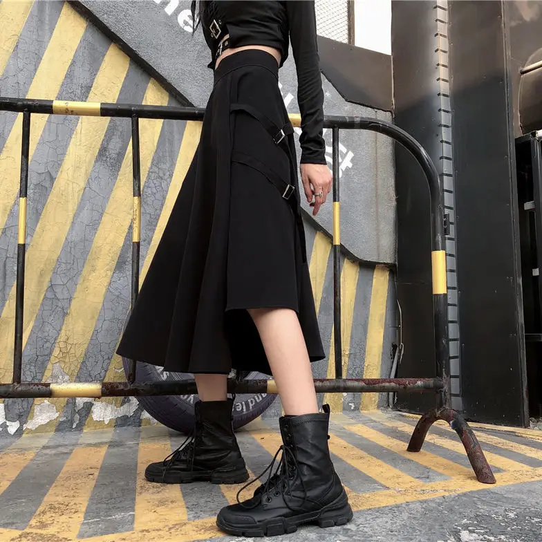 Jupe Japonaise Irrégulière Streetwear - Image 3