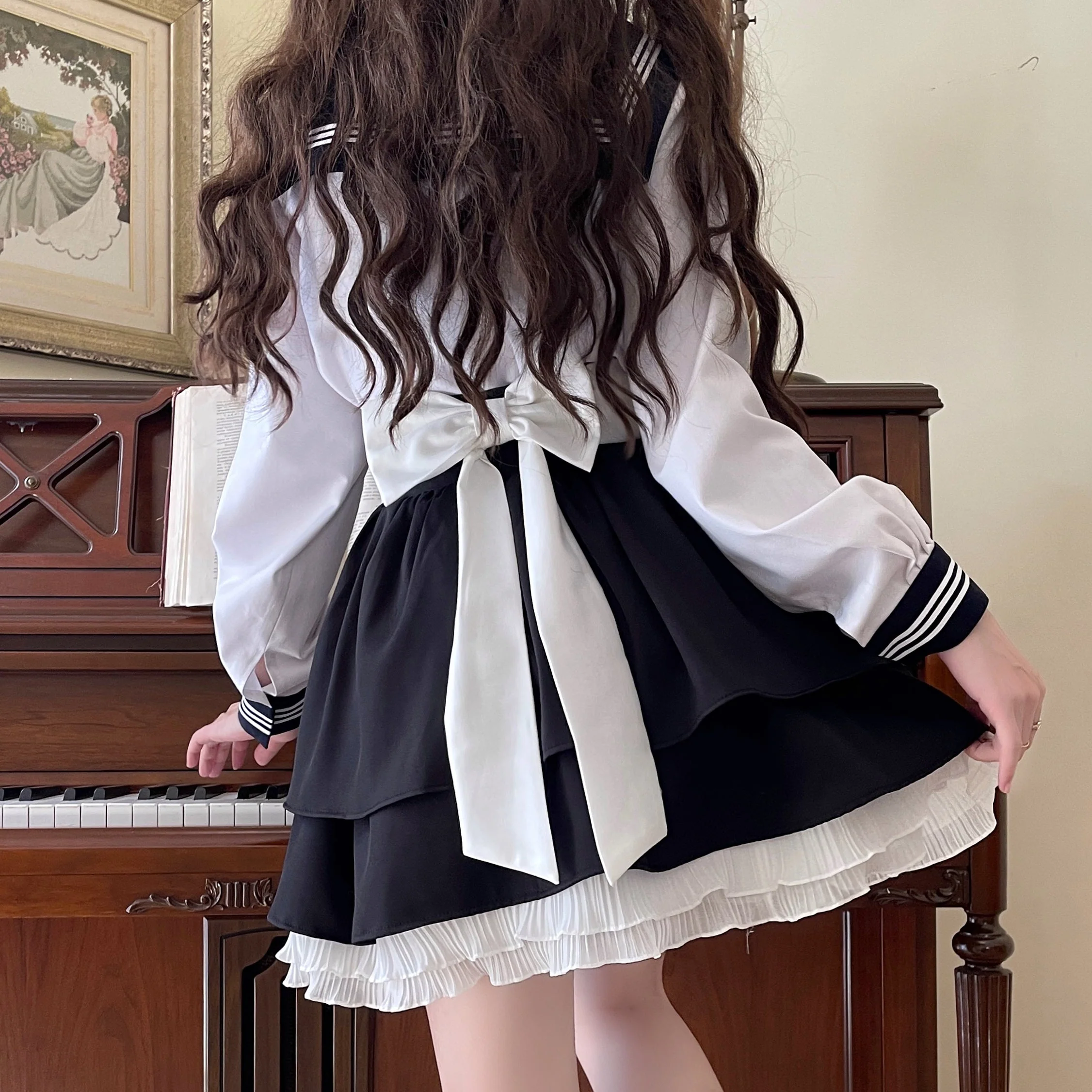 Jupe Japonaise Taille Haute - Image 6