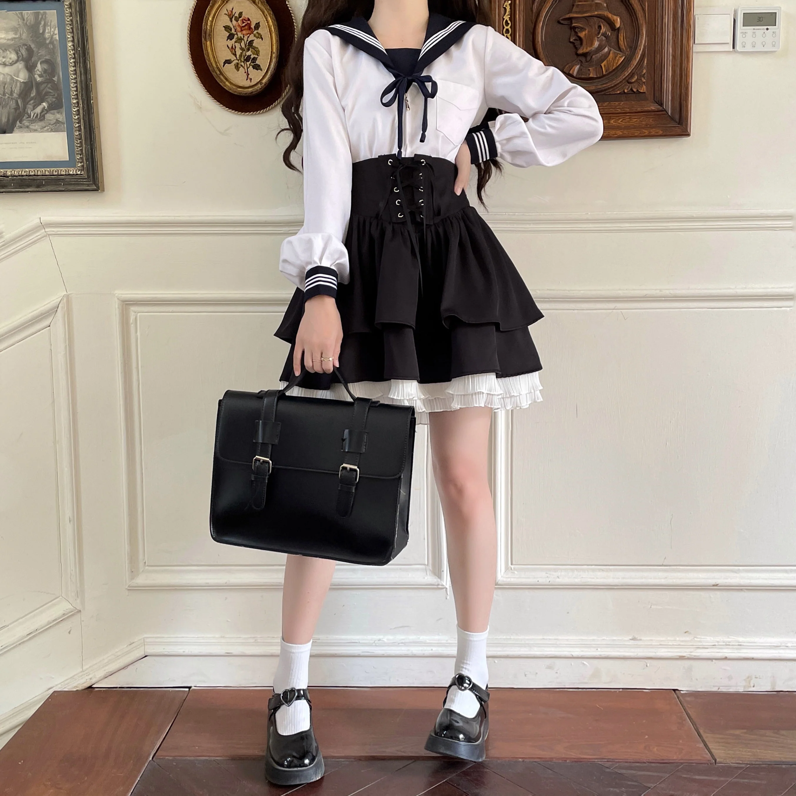 Jupe Japonaise Taille Haute - Image 8