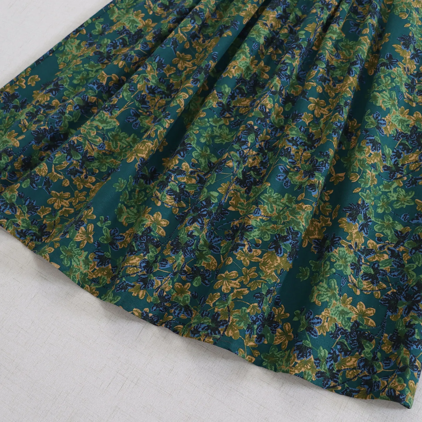 Jupe Japonaise Vintage Verte - Image 3
