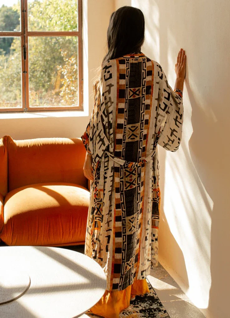 Kimono de Plage Boho Léger - Image 3