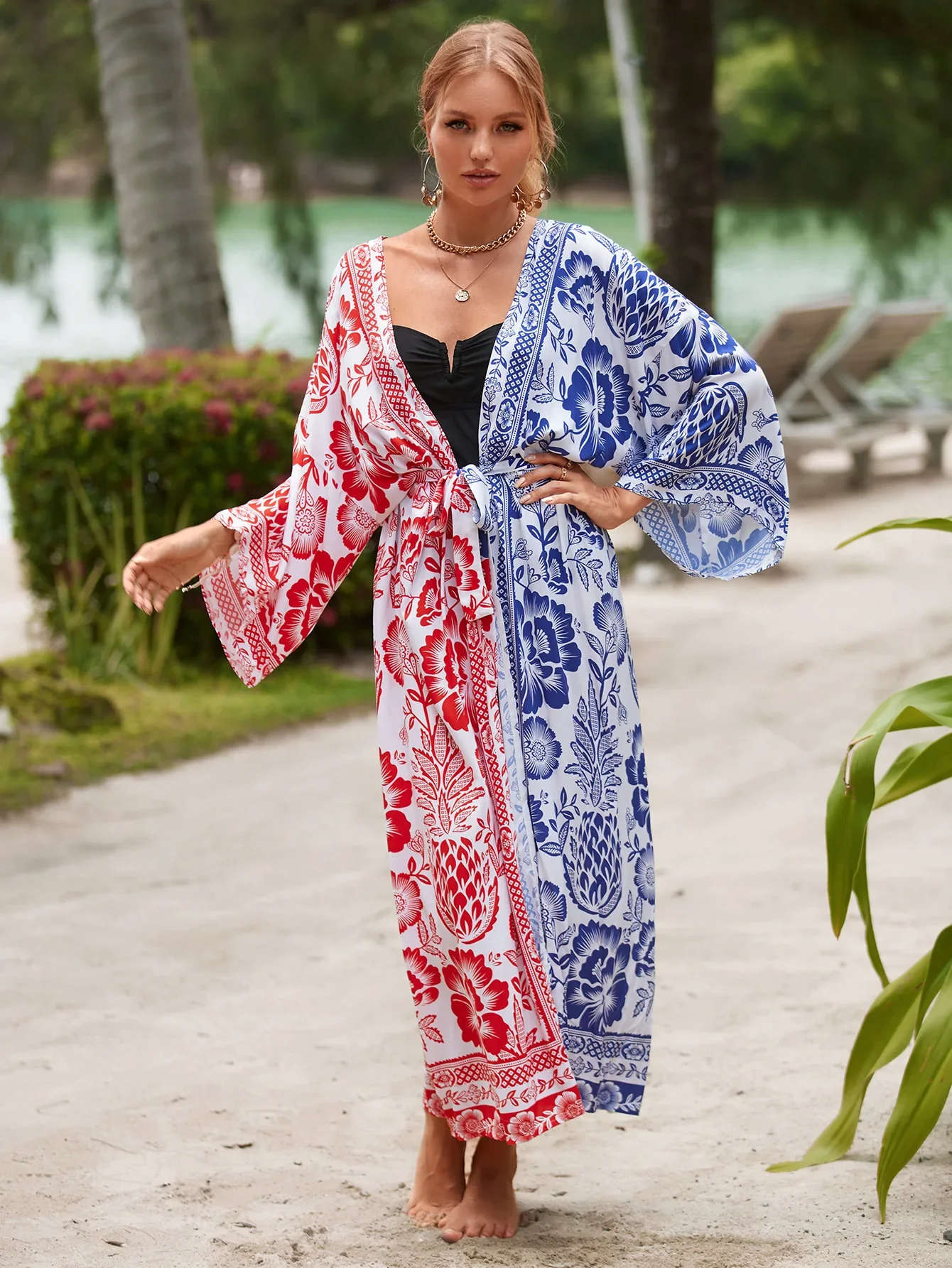 Kimono de Plage Symétrique