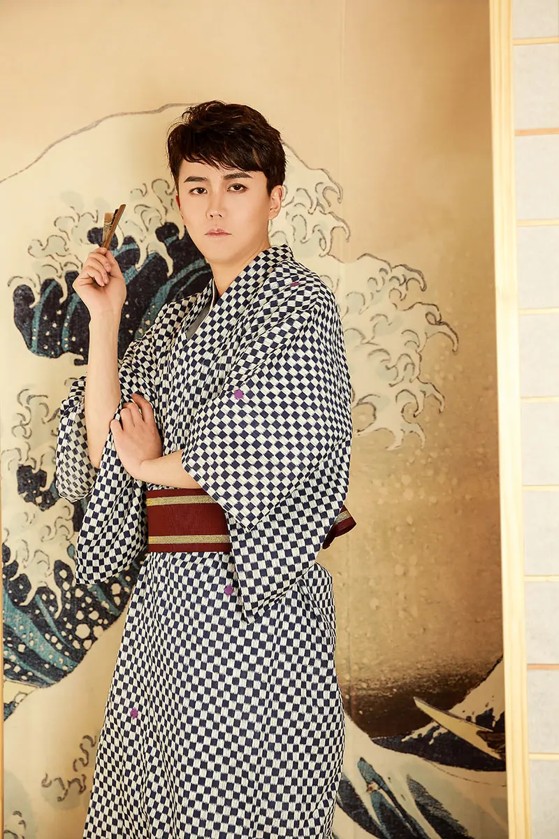 Kimono Homme Damier - Image 2