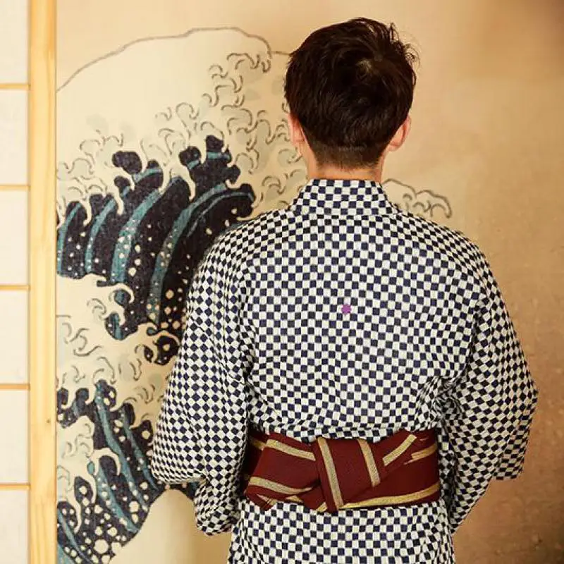 Kimono Homme Damier - Image 4
