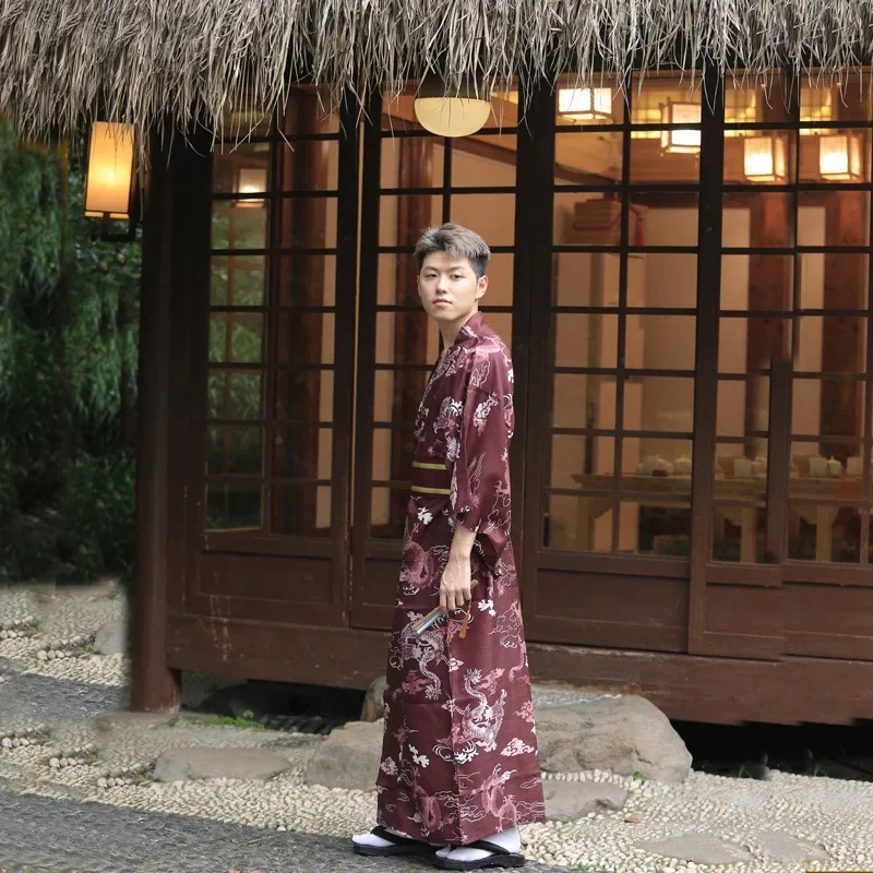 Kimono Homme Marron - Image 2