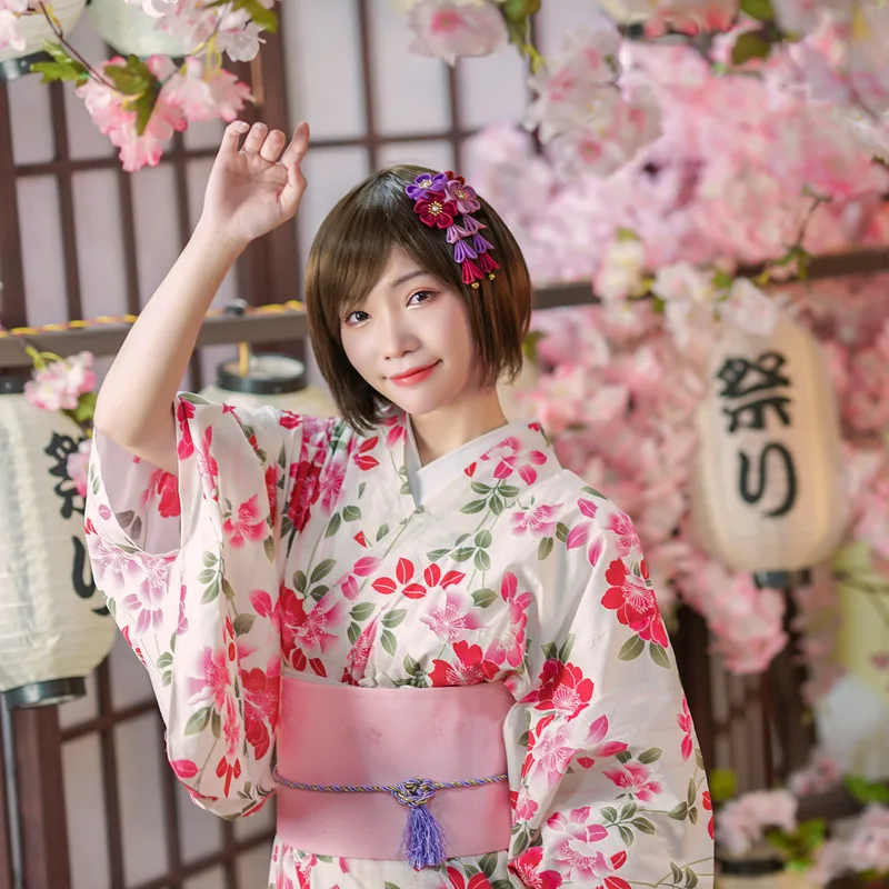 Kimono Japonais Coton Femme - Image 3
