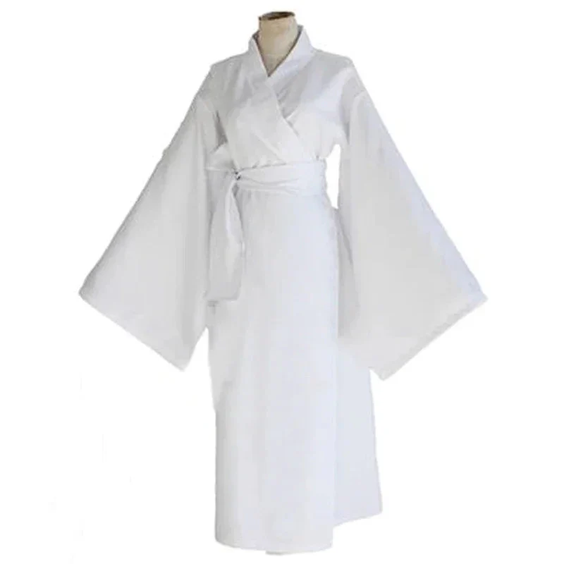 Kimono Japonais Femme Blanc - Image 3