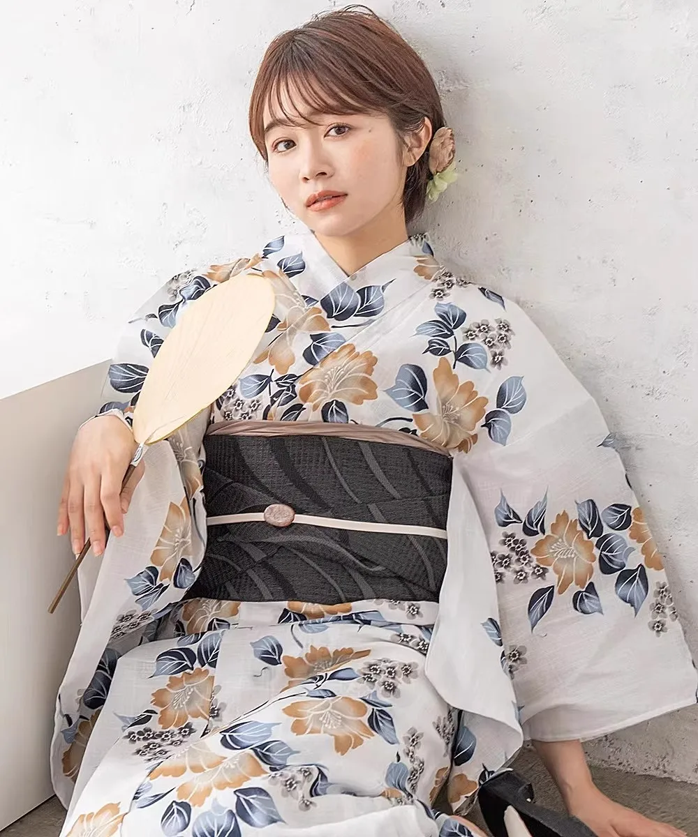 Kimono Japonais Femme Estival Léger - Image 2