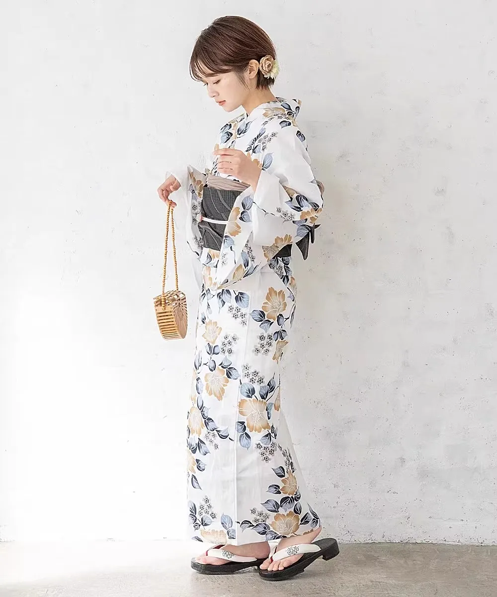 Kimono Japonais Femme Estival Léger - Image 4