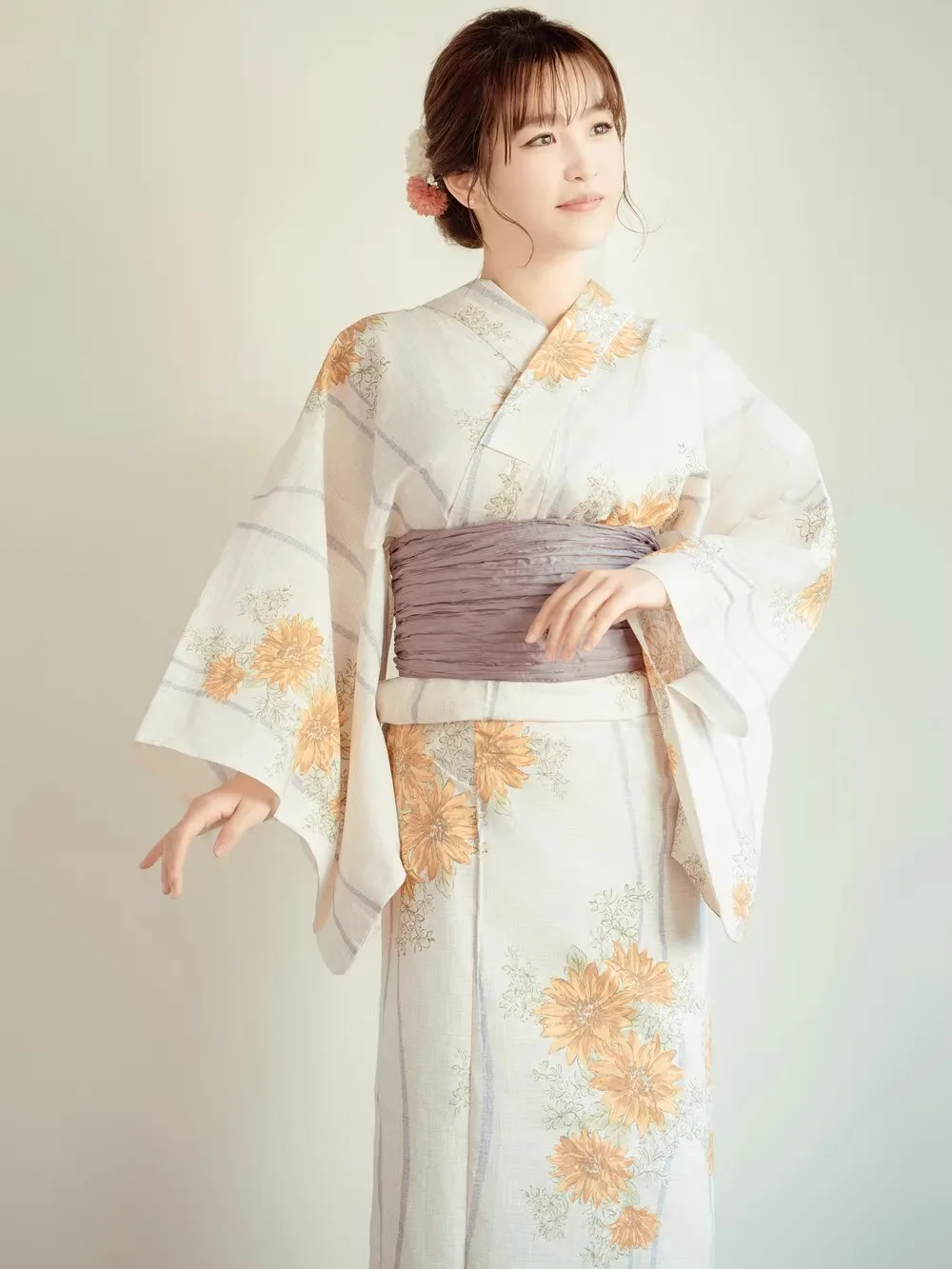 Kimono Japonais Femme Vintage Elégant - Image 2
