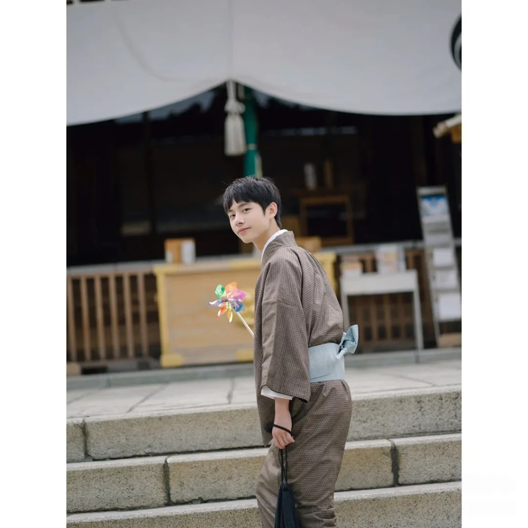 Kimono Japonais Homme Confortable Chic - Image 3