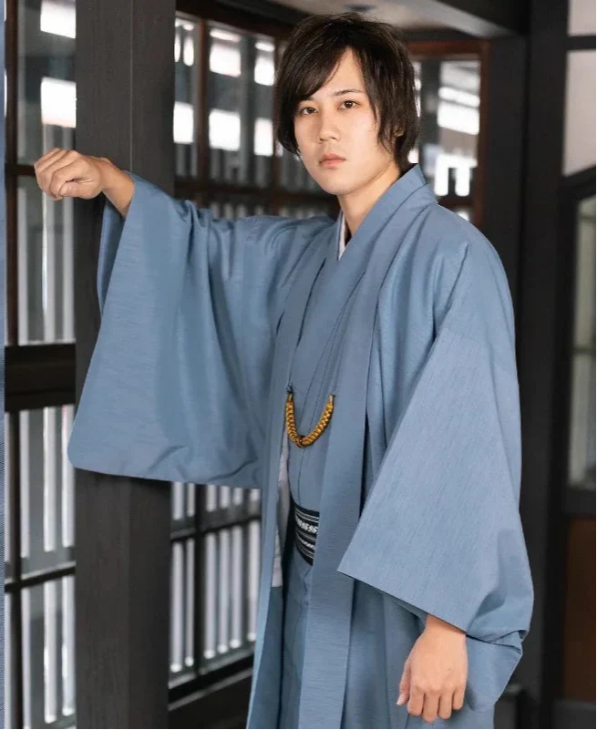 Kimono traditionnel homme uni chic