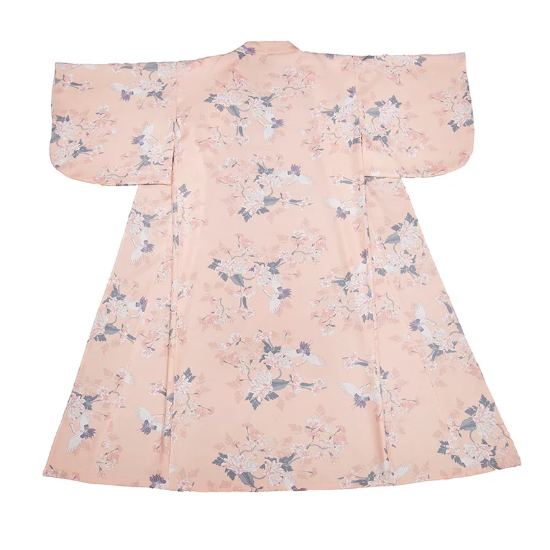 Kimono Traditionnel Rose Pastel - Image 4