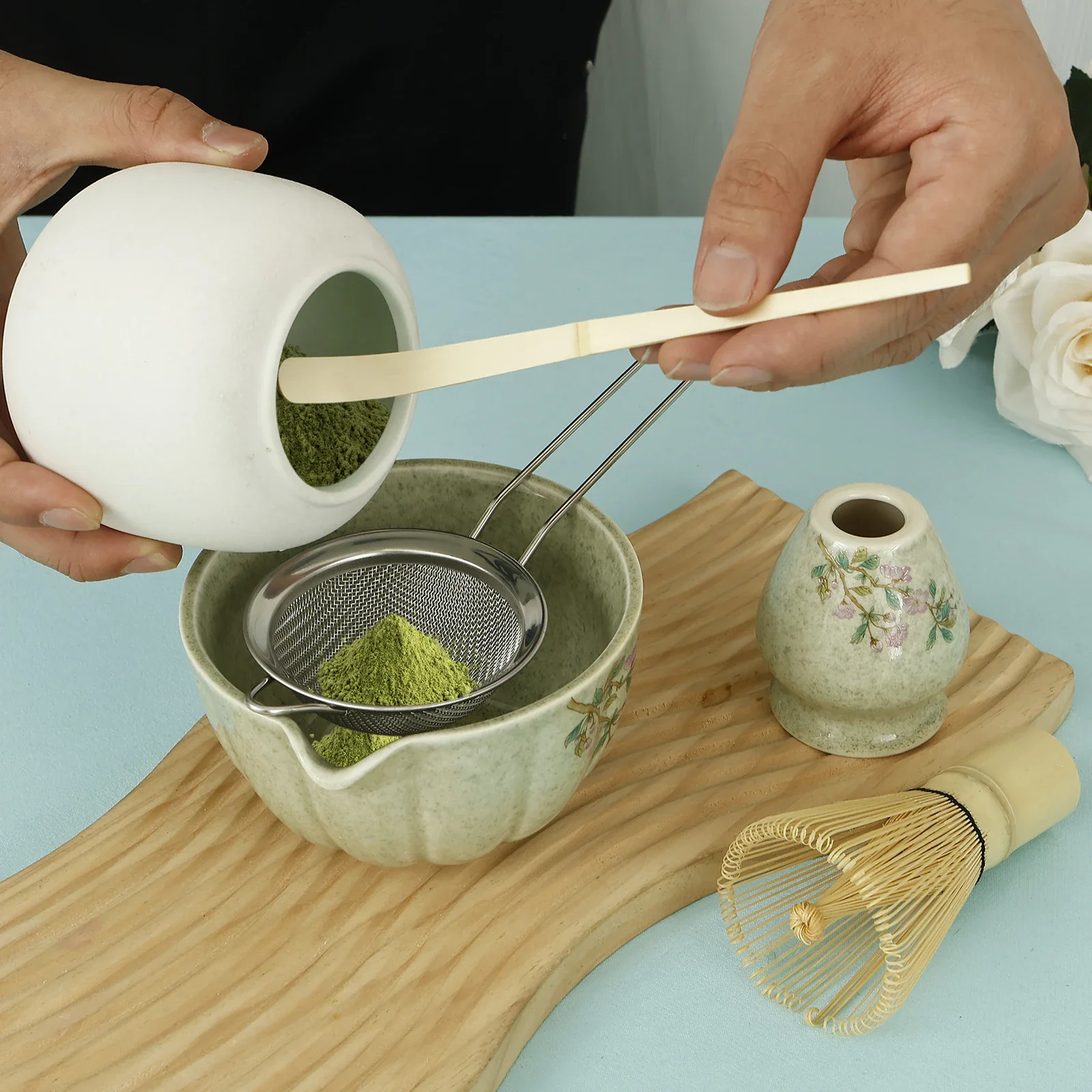 Kit Matcha Vintage Fleuri - Image 2