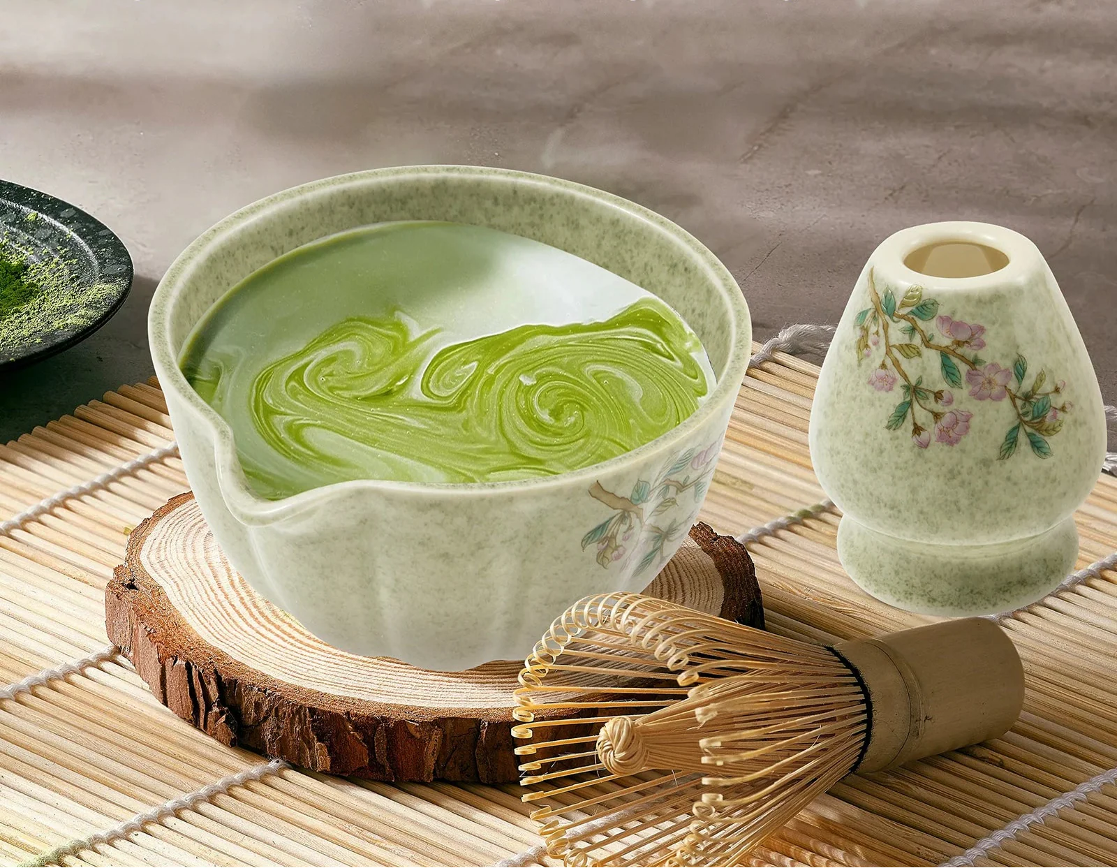 Kit Matcha Vintage Fleuri - Image 3