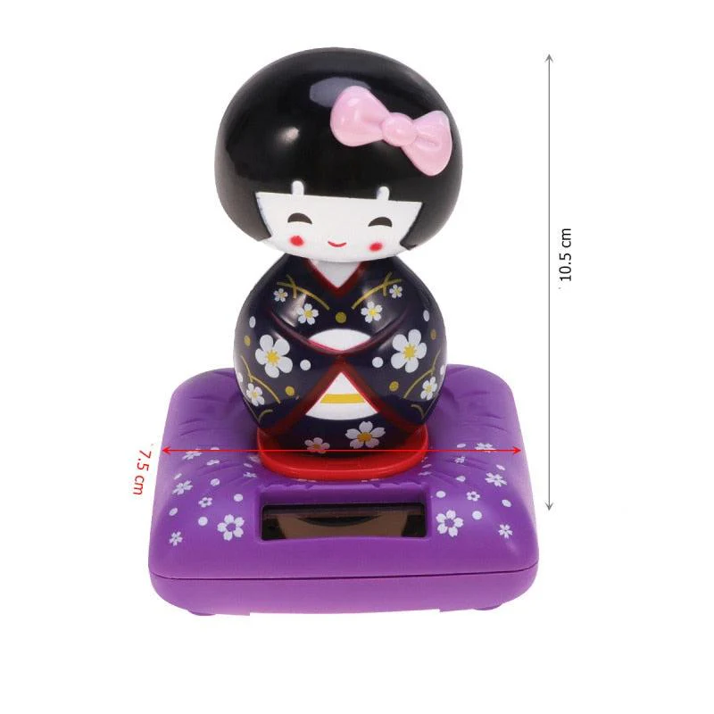 Kokeshi Figurine à énergie solaire - Image 3