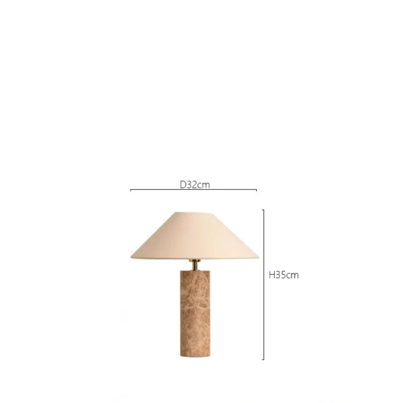Lampe de Chevet Japonaise en Marbre - Image 4