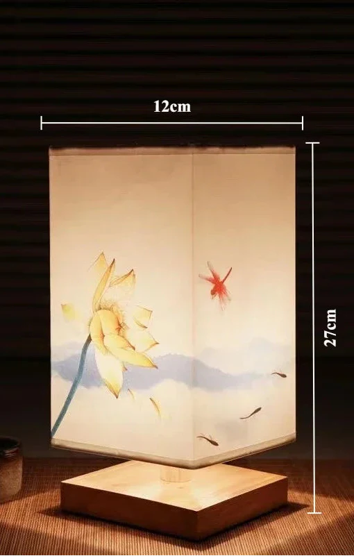 Lampe de Chevet Japonaise Rétro - Image 2