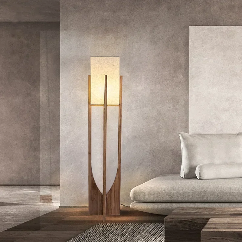 Lampe Japonaise en Bois - Image 2