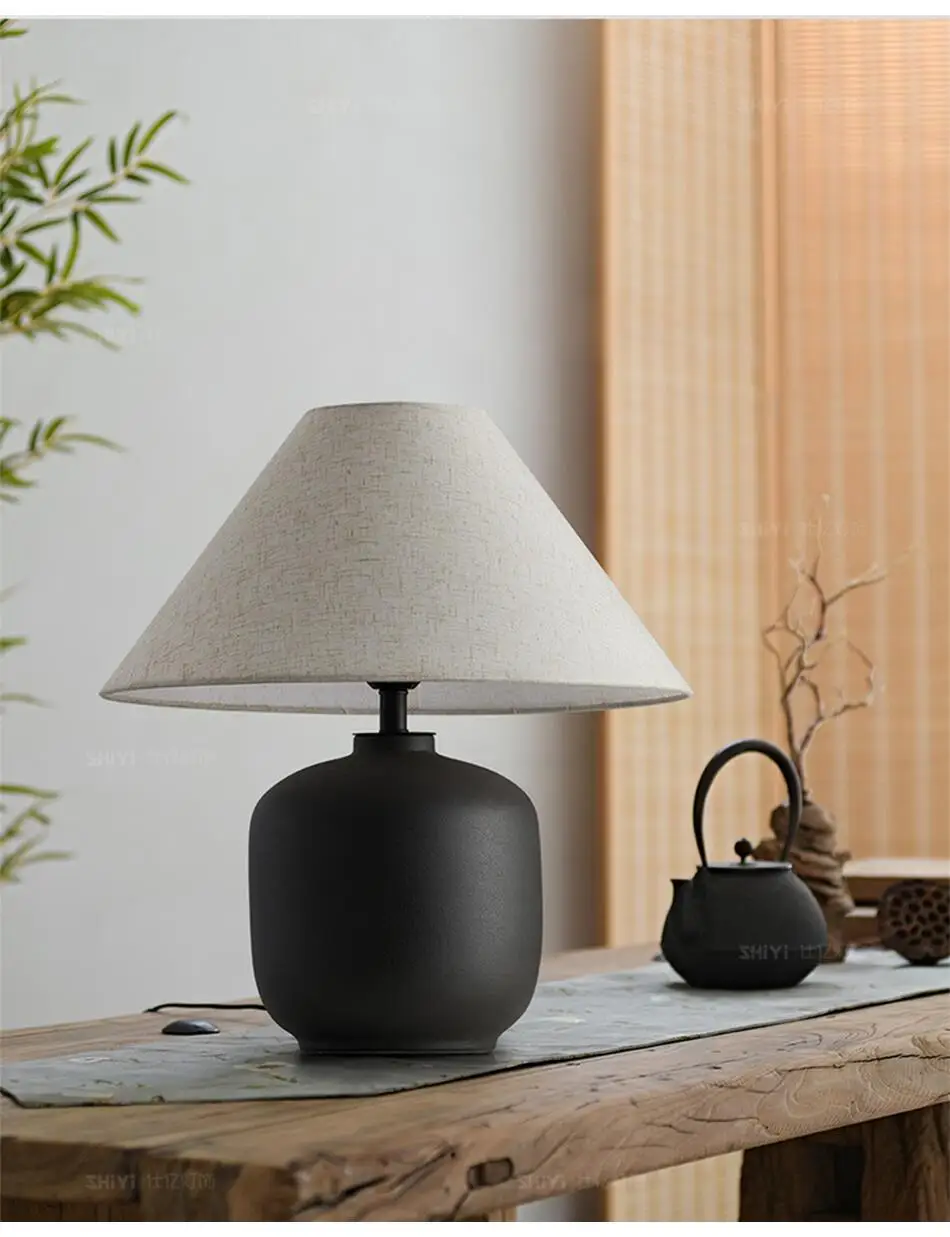 Lampe Japonaise en Céramique Epurée - Image 2