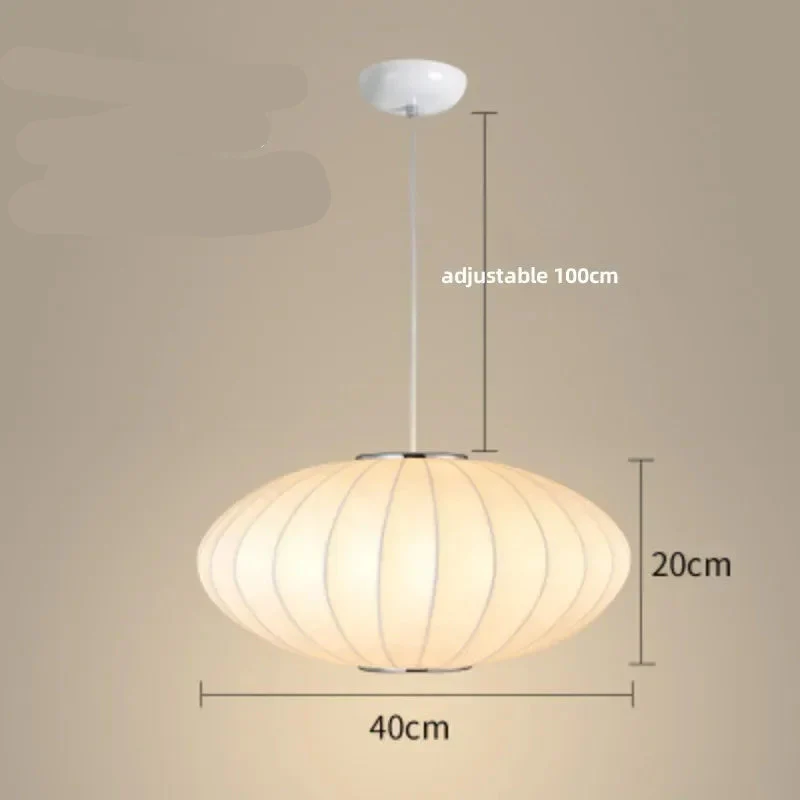 Lampe Japonaise Suspendue Ovale - Image 4