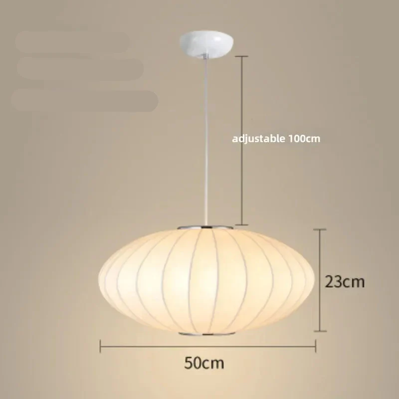 Lampe Japonaise Suspendue Ovale - Image 5