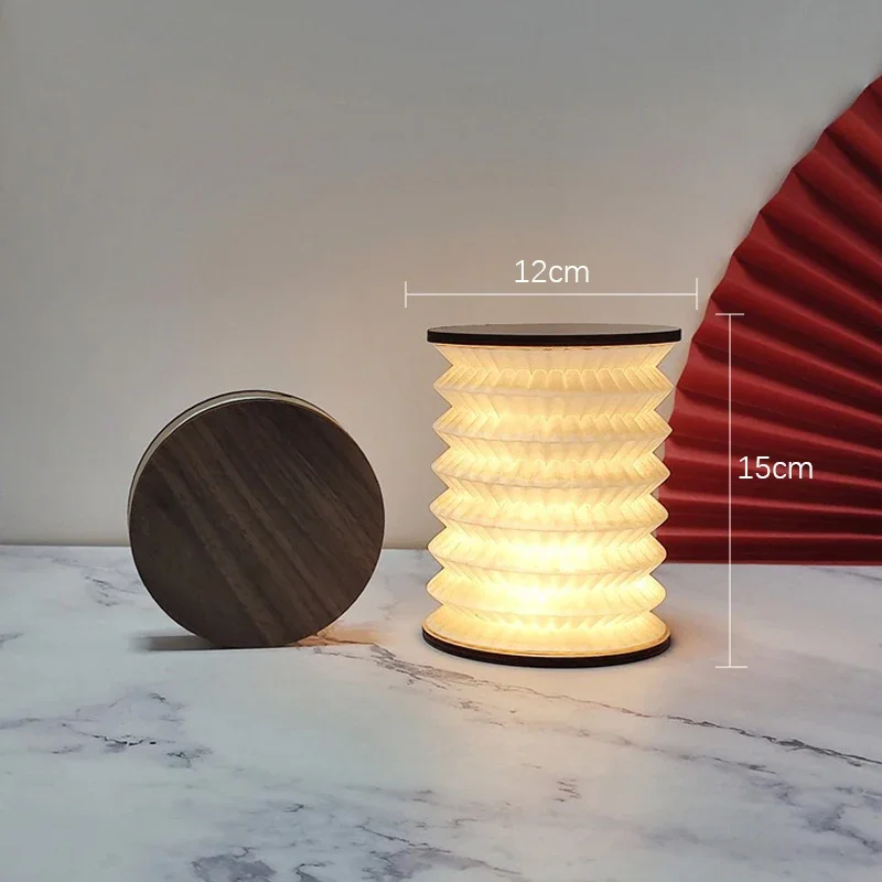 Lampe Lanterne Pliable Japonaise - Image 2
