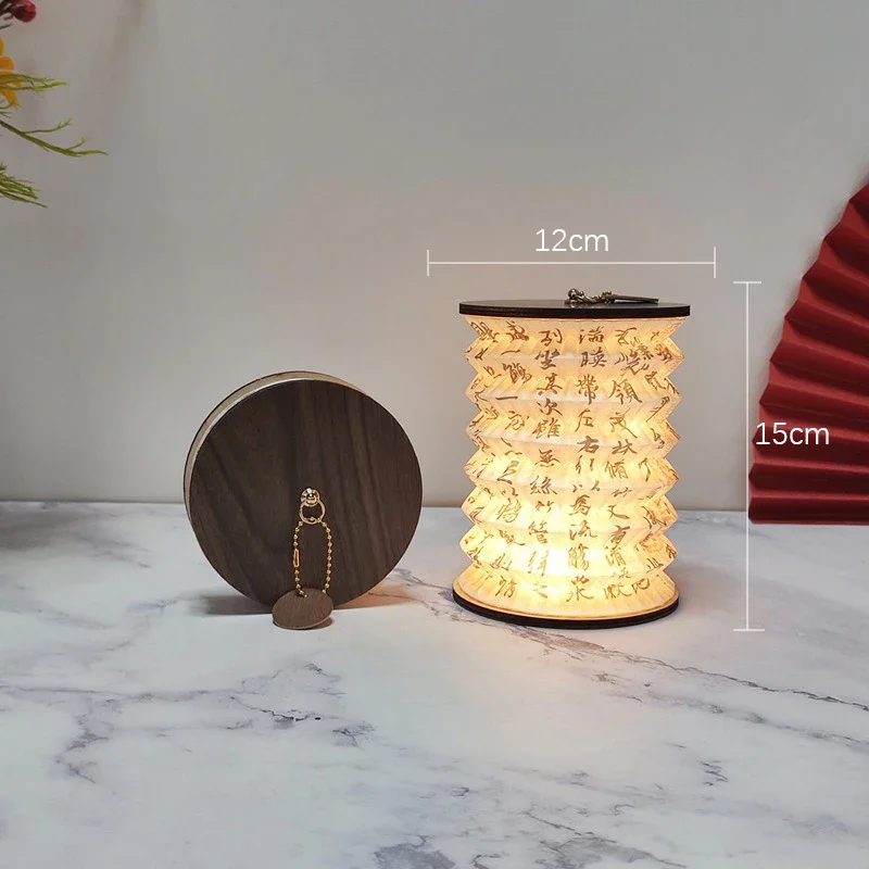 Lampe Lanterne Pliable Japonaise - Image 4