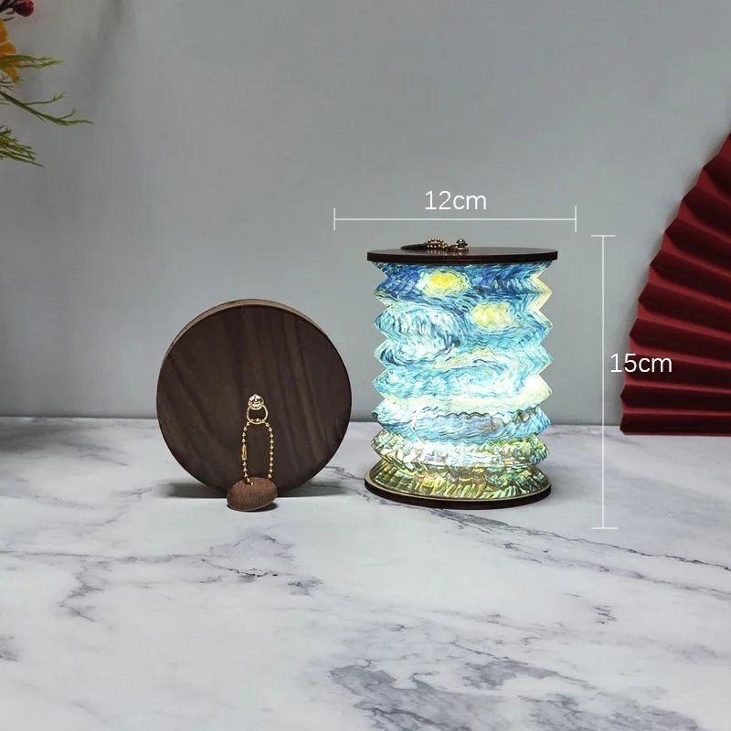 Lampe Lanterne Pliable Japonaise - Image 5