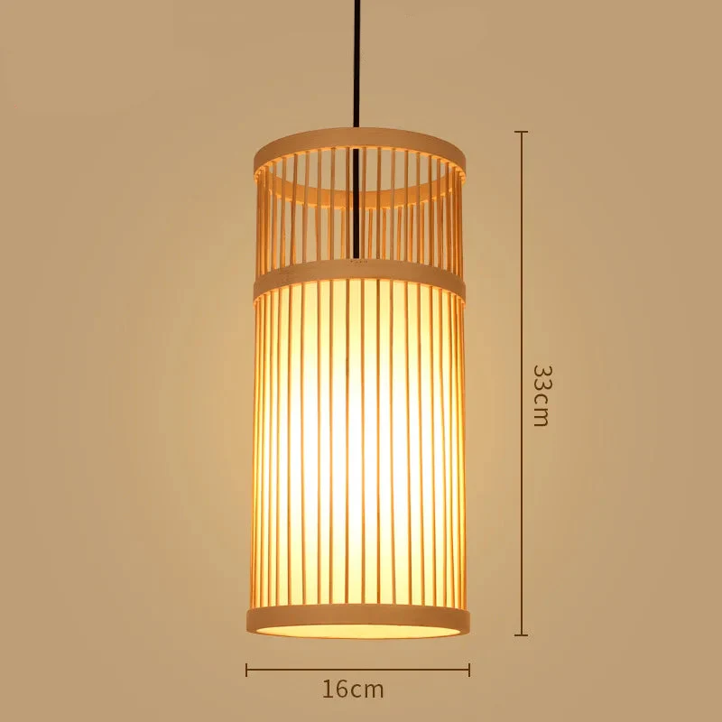 Lampe Suspendue Bambou Minimaliste - Image 2