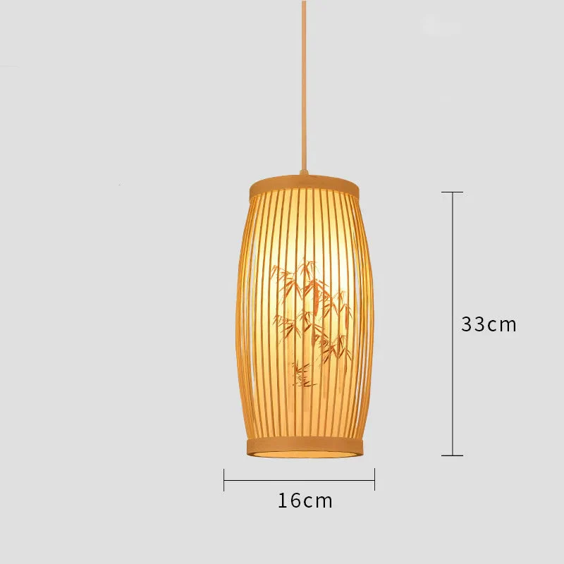 Lampe Suspendue Japonaise Épurée Zen - Image 2