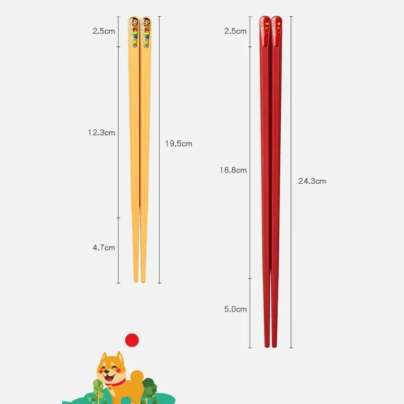 Lot de Baguettes Japonaises Antidérapantes - Image 2