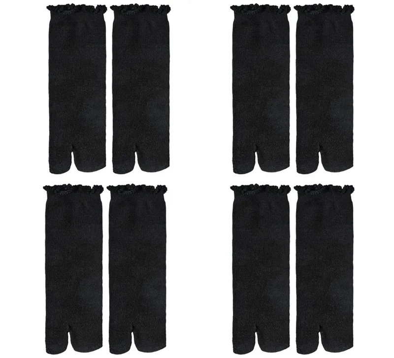 Lot de Chaussettes Japonaises à Bord Festonné - Image 5